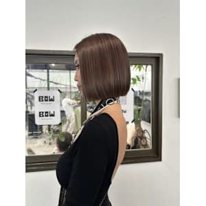 切りっぱなしボブ