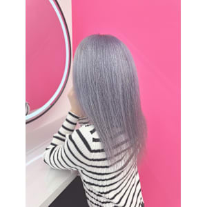 ほんのりパープル！ハイトーンシルバー！