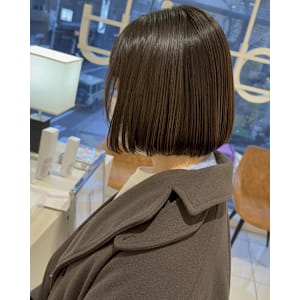 酸性縮毛矯正×ボブ