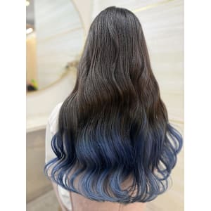 《三宅悠斗》裾カラー/ブリーチ/大宮