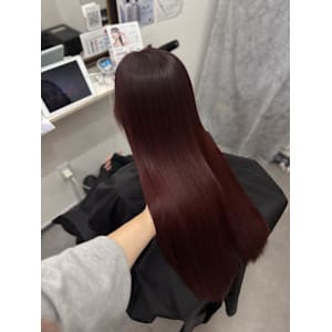 深みred/艶カラー/ブリーチなし