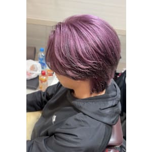 【メンズ】ピンク×グレー　デザインカラー - marju銀座【マージュギンザ】掲載中