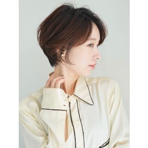 ショート・ボブ/丸顔/前髪あり/絶壁解消/40代/50代/ - INCEPTION  GINZA 銀座【インセプション】掲載中