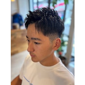 爽やかアップバングヘア【平塚・秦野・二宮・小田原・茅ヶ崎】