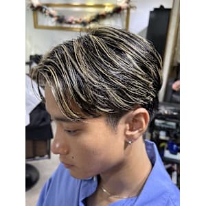 メンズ　ショート　ハイトーン　メンズバレイヤージュ - ARCANA 明治神宮前 表参道 原宿【アルカナ メイジジングウマエ オモテサンドウ ハラジュク】掲載中