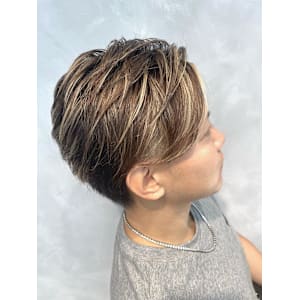 メンズハイライト/細目ハイライト