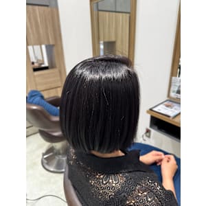 ボブにもおすすめ、自然な丸みのある縮毛矯正【三軒茶屋】 - HAIR & MAKE EARTH 三軒茶屋店【ヘアメイクアース サンゲンヂャヤテン】掲載中