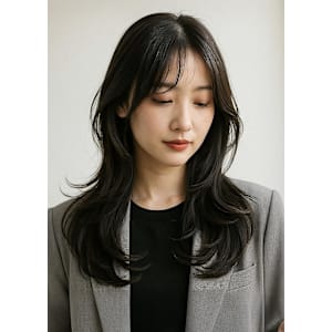 大人ハッシュカット/レイヤー/古町/新潟