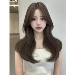 韓国風/セミロング/顔周りカット/くびれヘア/透明感カラー - Euphoria GINZA  （旧Euphoria GINZA GRANDE)【ユーフォリア ギンザ】掲載中