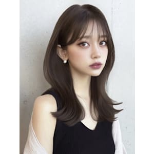 韓国風/セミロング/顔周りカット/くびれヘア/透明感カラー - Euphoria GINZA  （旧Euphoria GINZA GRANDE)【ユーフォリア ギンザ】掲載中