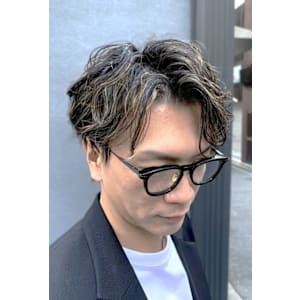 大人リラックスパーマ×センターパート - 【メンズ個室サロン】ALL DAY HELLO'S【メンズコシツサロン オールデイハローズ】掲載中