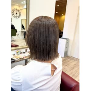 ワンブリーチ/ベージュカラー/透明感カラー