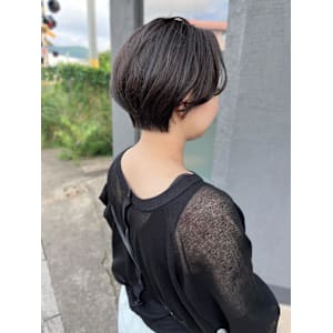 ハイライトショートボブ