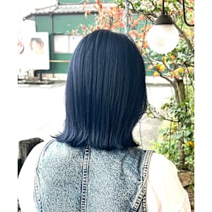 外ハネ×ネイビーブルー - a・meteru arm【アメーテールアーム】掲載中