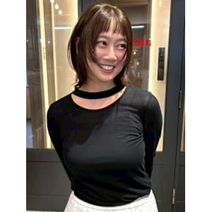 ボブレイヤー 顔周りカット 艶髪 アッシュ 前髪カット  - atelier.神戸三宮店【アトリエ】【アトリエ コウベサンノミヤテン】掲載中