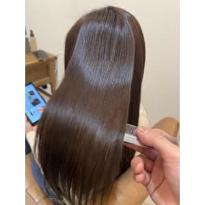 髪質改善カラー/艶ベージュ