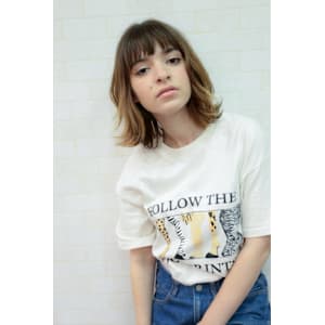 外ハネラフボブのデザインカラー