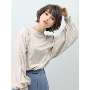 透明感/アッシュカラー/外ハネボブ - ヘアーサロン ソシエ 天王寺ミオ店【ヘアーサロン ソシエ テンノウジミオテン】掲載中