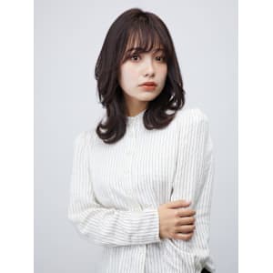 外はねミディ/モテヘア - ヘアーサロン ソシエ 本厚木店【ソシエ】掲載中