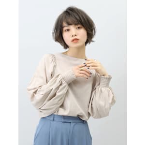 透明感/アッシュカラー/外ハネボブ - ヘアーサロン ソシエ 生駒店【ヘアーサロン ソシエ イコマテン】掲載中