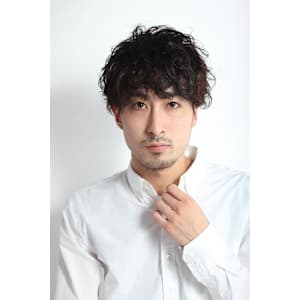 30代、40代マッシュパーマスタイル - 男性専門美容室 growth 天神店【ダンセイセンモンビヨウシツ グロウ テンジンテン】掲載中