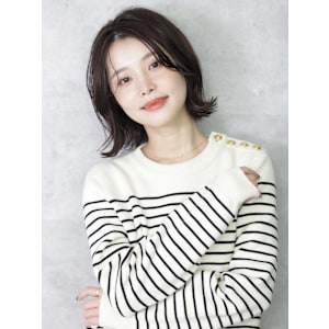 センターパート/外はねボブ