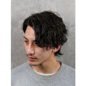 ニュアンスパーマ/ラフカール/ツーブロック〈理容室〉 - ヒロ銀座ヘアーサロン 五反田店【ヒロギンザヘアーサロンゴタンダテン】掲載中