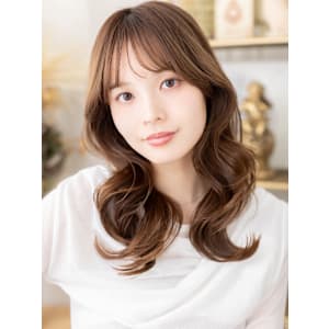 大人かわいい波巻きカールグラマラスロング　ヘーゼルブラウン - COVER HAIR bliss【カバーヘア ブリス】上尾/上尾西口店【カバーヘアブリス アゲオ アゲオニシグチテン】掲載中