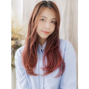 ツヤ感ワインレッドこなれエアストレート　ボルドーカラー - COVER HAIR bliss【カバーヘア ブリス】大宮/大宮西口店【カバー ヘア ブリス オオミヤ オオミヤニシグチテン】掲載中
