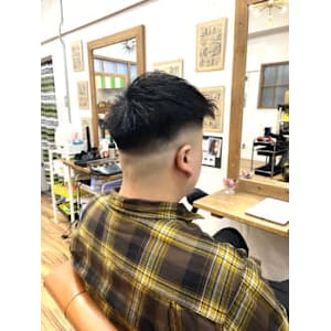 黒髪短髪ジェットフェード - hair studio Romeo【ロメオ】掲載中