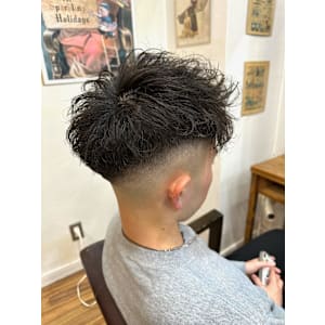 アップバングフェードパーマ - hair studio Romeo【ロメオ】掲載中