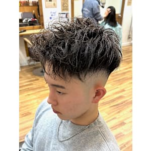 アップバングフェードパーマ - hair studio Romeo【ロメオ】掲載中