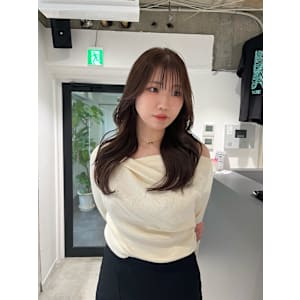 レイヤーカット韓国ヘアくびれヘアヘーゼルブラウン - YOKE【ヨーク】掲載中