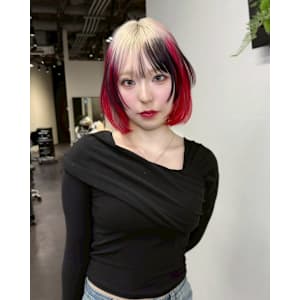 ルーツカラー　ケアブリーチ　ブリーチカラー　原宿/表参道