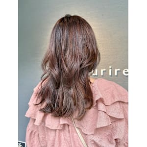 ピンクブラウン/レイヤースタイル - 半個室型美容室 Sourire 博多店【ハンコシツガタビヨウシツスーリールハカタテン】掲載中