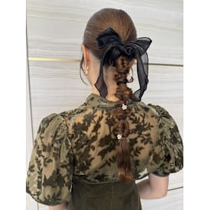 《honoka》ヘアセット/タイト編みおろし