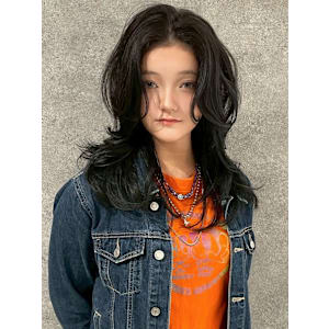 顔周りカット 黒髪 レイヤーカット 前髪無し 韓国風 20代 - CAPA  central 天神・大名店【キャパ セントラル テンジン ダイミョウテン】掲載中