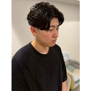 メンズパーマ ニュアンスパーマ ツーブロック 刈り上げ - CAPA  central 天神・大名店【キャパ セントラル テンジン ダイミョウテン】掲載中