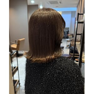 大人の透け感カラー