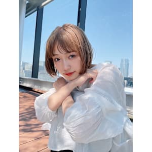 since 銀座 【シンス】×ベージュカラーボブスタイル