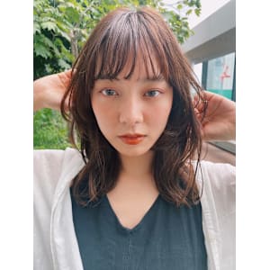 since 銀座 【シンス】×ツヤカラーミディアムスタイル