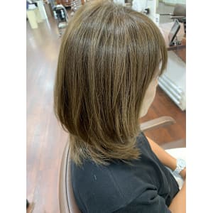 脱白髪染めハイライト