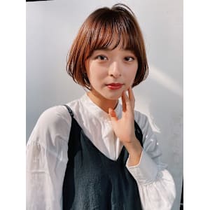 since 銀座 【シンス】×つやカラーミニボブスタイル