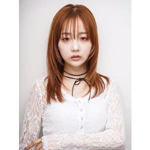 ベージュカラー ハイトーンレイヤー 顔周りカット 20代 - 髪質改善 SEPT. 天神大名【カミシツカイゼン セプト テンジンダイミョウ】掲載中