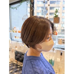 大人の柔らか丸みショートボブ - ito. little hair garden【イト リトル ヘア ガーデン】掲載中