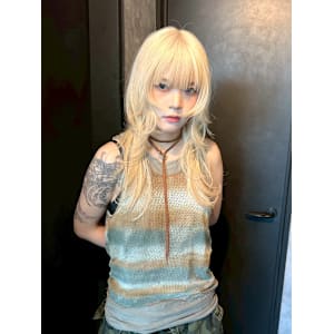 ブロンド　ケアブリーチ　ブリーチカラー　表参道/原宿 - Null 表参道本店 デザインカラー/ダブルカラー【ヌル】掲載中