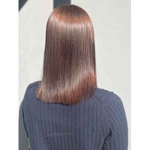 マロンブラウン セミロング 髪質改善 ダメージレスカラー - NAKAO COIFFURE【ナカオ コアフュール】掲載中