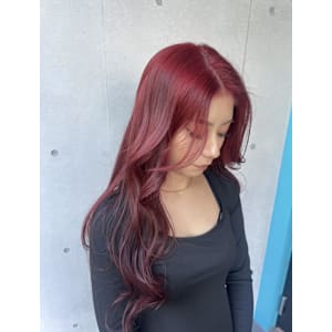 暖色/レッド/赤髪/レイヤーカット/韓国 - CREA茅ヶ崎【クレアチガサキ】掲載中