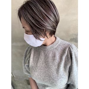 コントラストハイライト/白髪ぼかし/ショートヘア - CREA茅ヶ崎【クレアチガサキ】掲載中