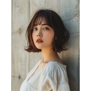 前髪/アンブレラカラー/こなれミディ/イメチェン/ウェーブ - noix de coco【ノアドココ】掲載中